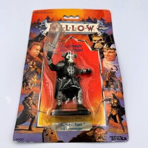 WILLOW Vintage General Kael Evil Commander Action Figure PVC by Tonka 1988